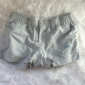 AFTCO Light Gray High Waist Women's Shorts